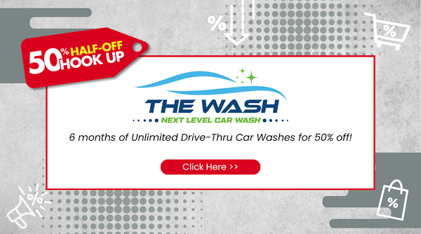 Promo HalfOffHookUp TheWash copy