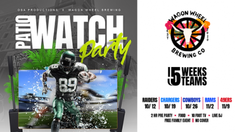 Sunday NFL Patio Watch Parties at Wagon Wheel Brewery!