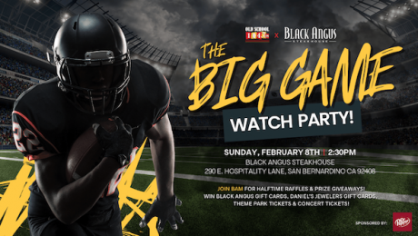 Old School 104.7's Big Game Watch Party at Black Angus Steakhouse – San Bernardino