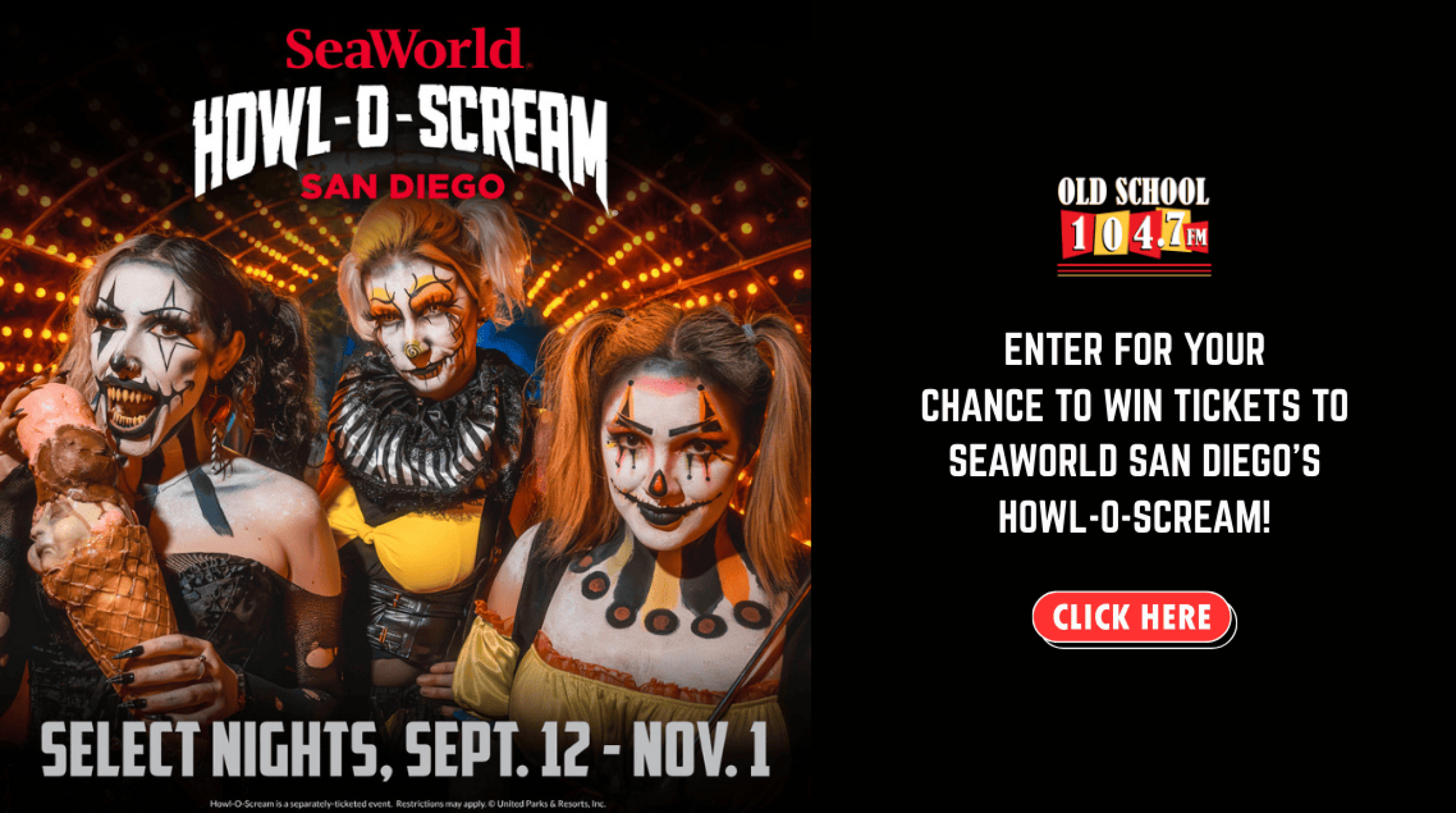 Promo SeaWorld HowlOScream KOCP