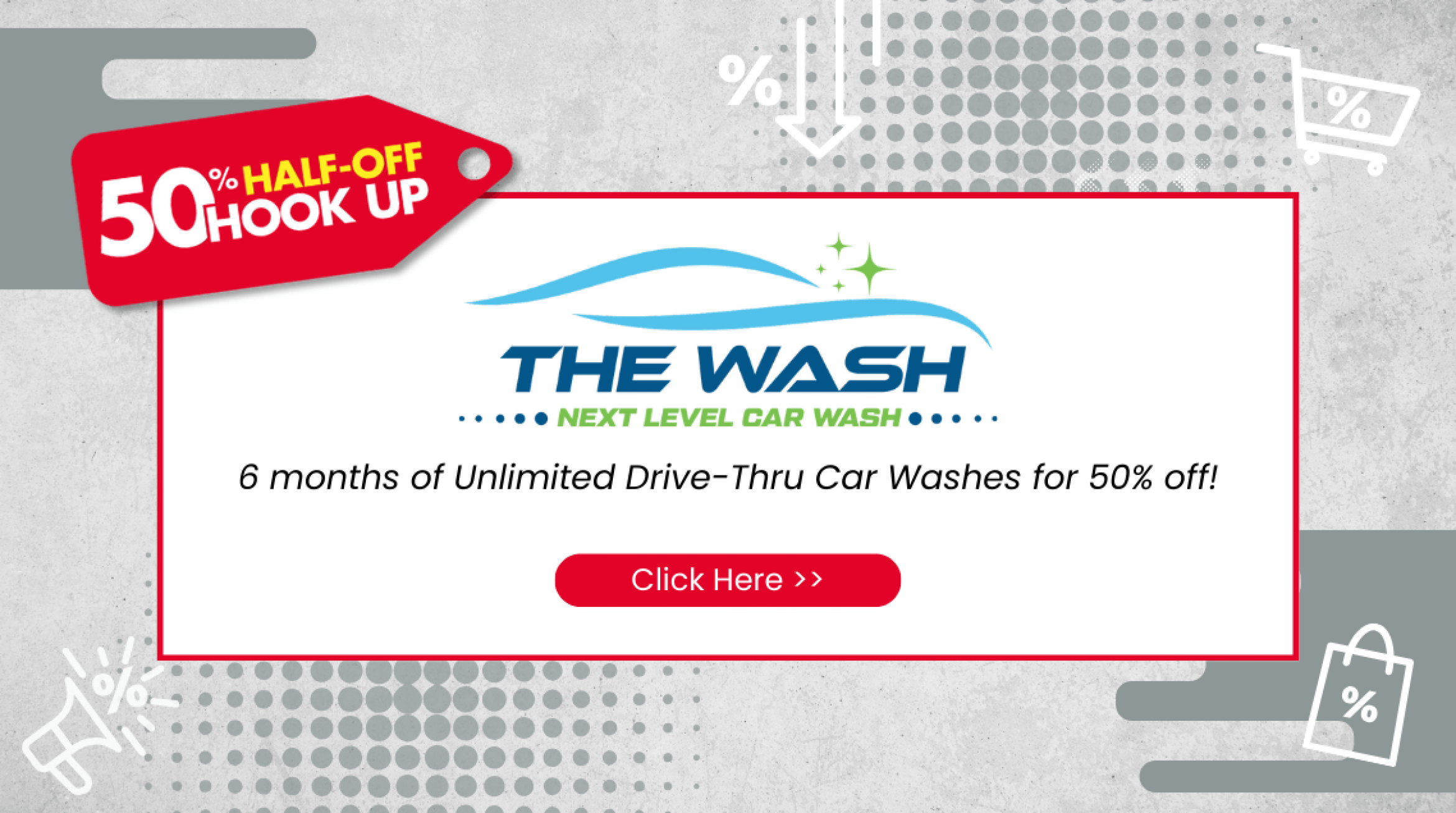 Promo HalfOffHookUp TheWash